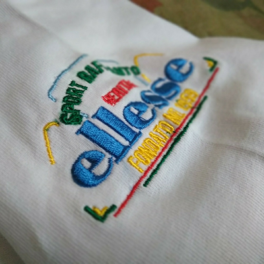 Ellesse Color Block Long Sleeve Red/white/Blue - Picture 2 of 8